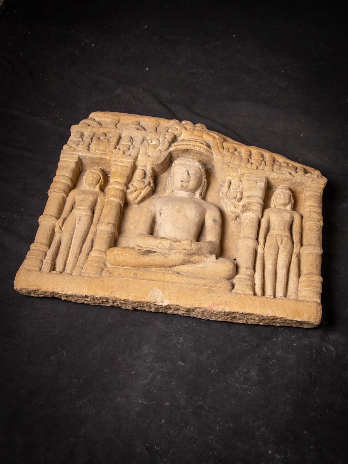 10-12e siècle Fragment Jain en grès ancien de l'Inde en vente 14