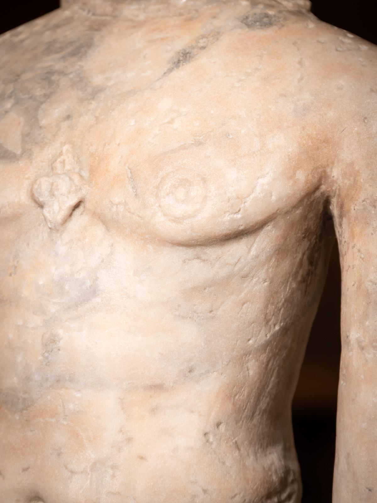 10-12th century Special antique marble figure of a Jain Tīrthaṅkara from India For Sale 8