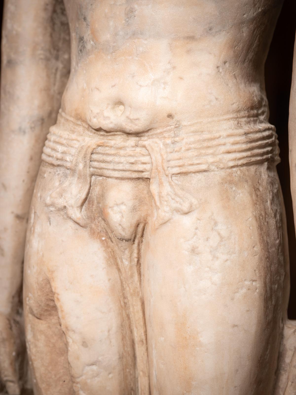 10-12th century Special antique marble figure of a Jain Tīrthaṅkara from India For Sale 9