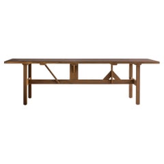 10'-5" Outdoor Solid Wood Dining Table Made in Belgium