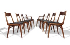 10 Alfred Christensen Boomerang Danish Teak Dining Chairs