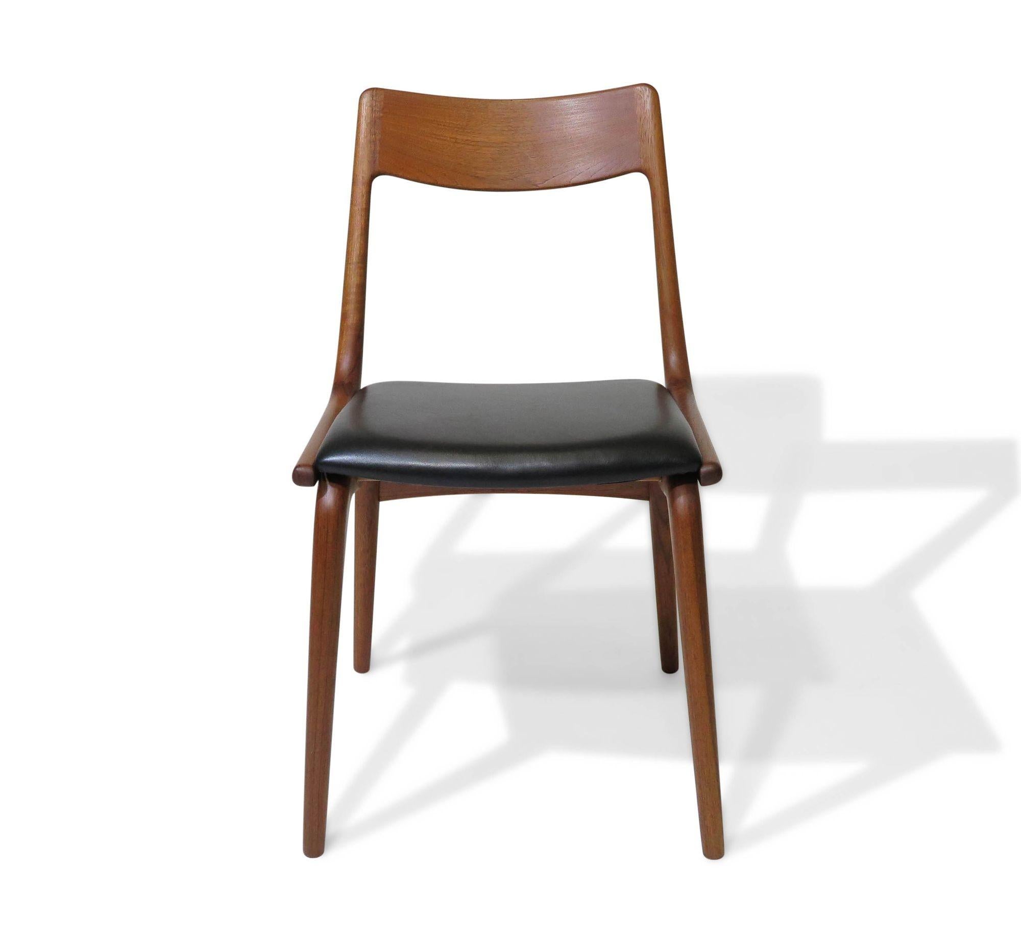 20th Century 10 Alfred Christensen Boomerang Danish Teak Dining Chairs
