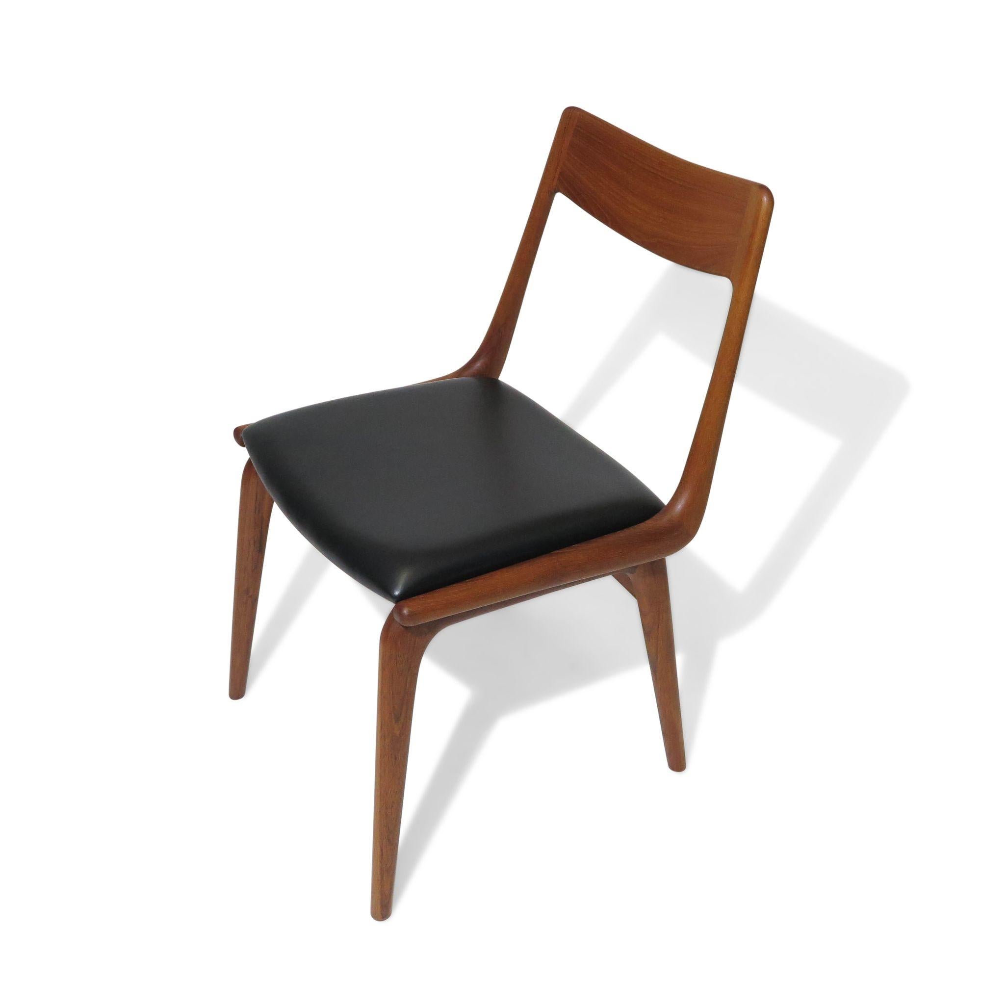 10 Alfred Christensen Boomerang Danish Teak Dining Chairs 2