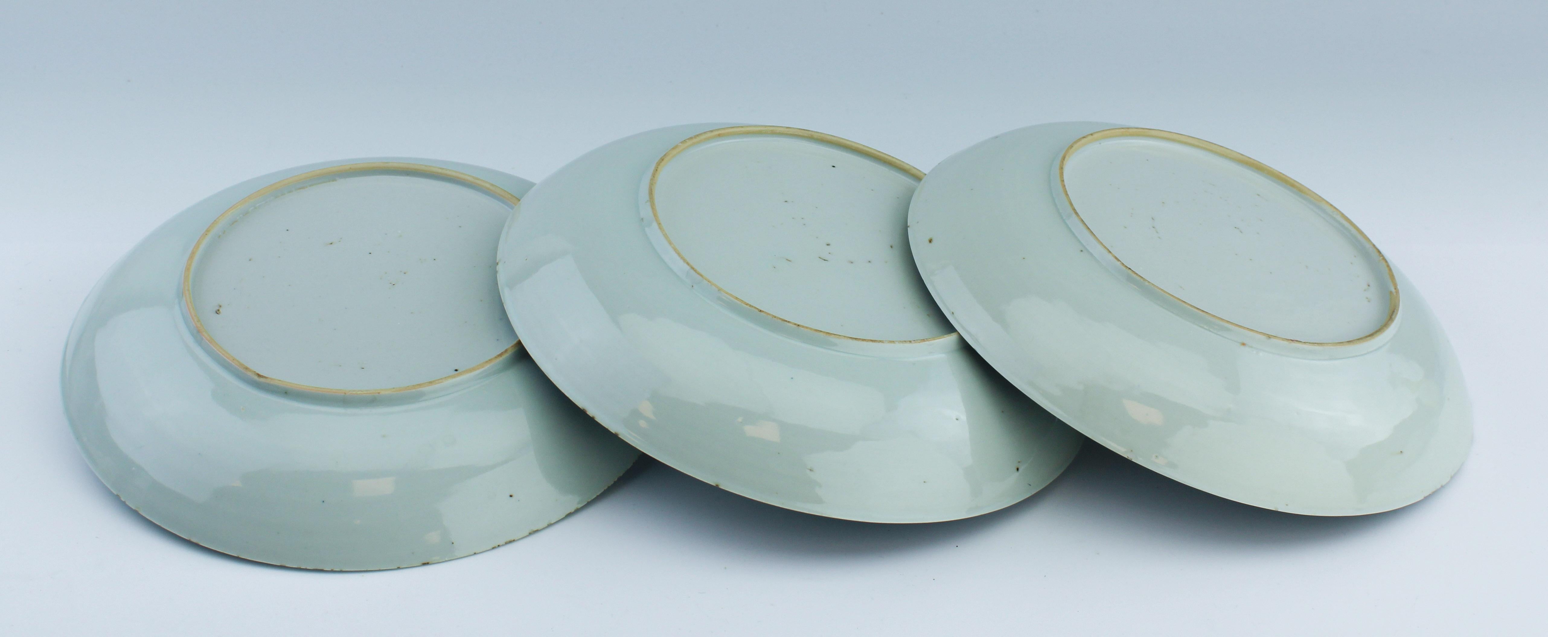 #10 Antique Chinese Porcelain 18th C Yongzheng/Qianlong Kraak Blue White dinner For Sale 2