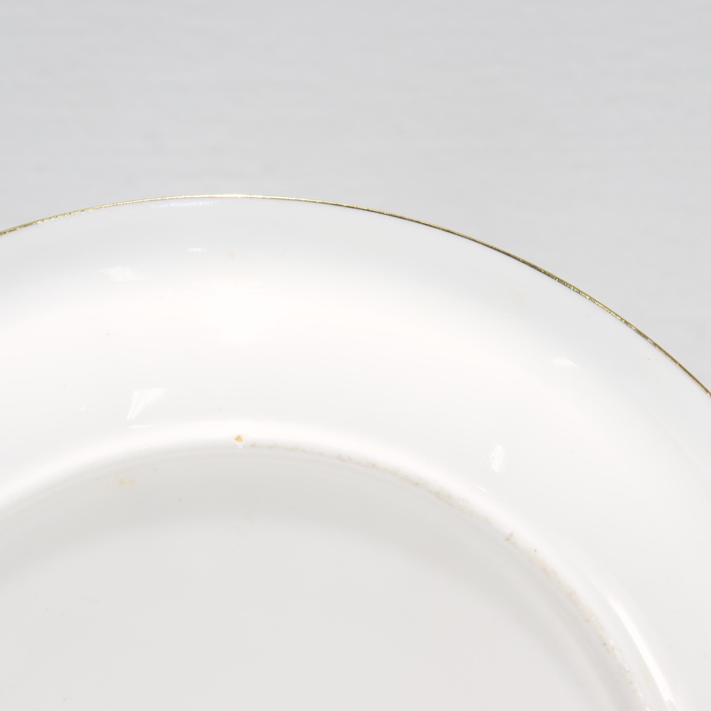 10 assiettes à déjeuner antiques en porcelaine de Minton à fond d'or Aesthetic Movement en vente 10