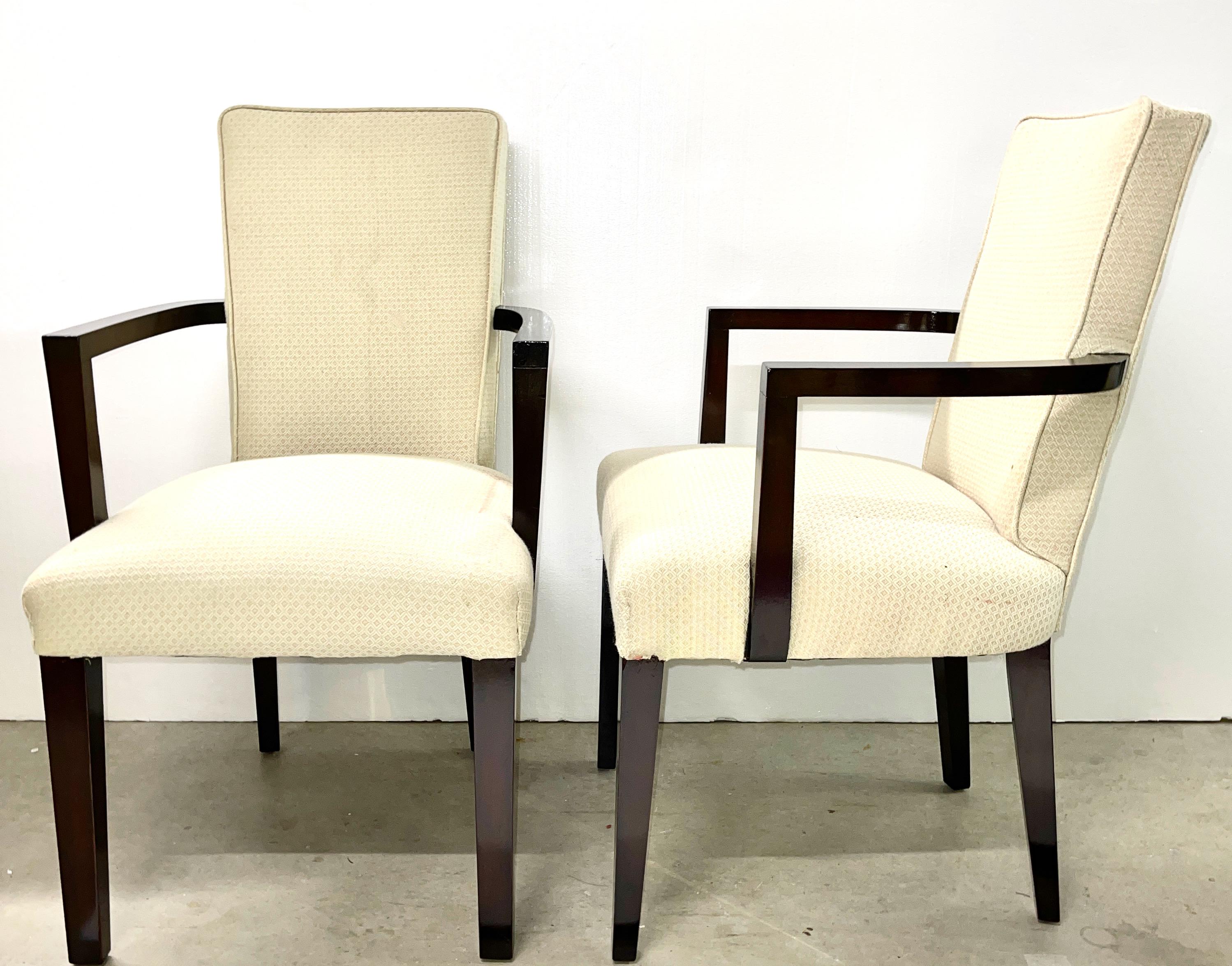 10 Archibald Taylor Art Deco Dining Chairs For Sale 9