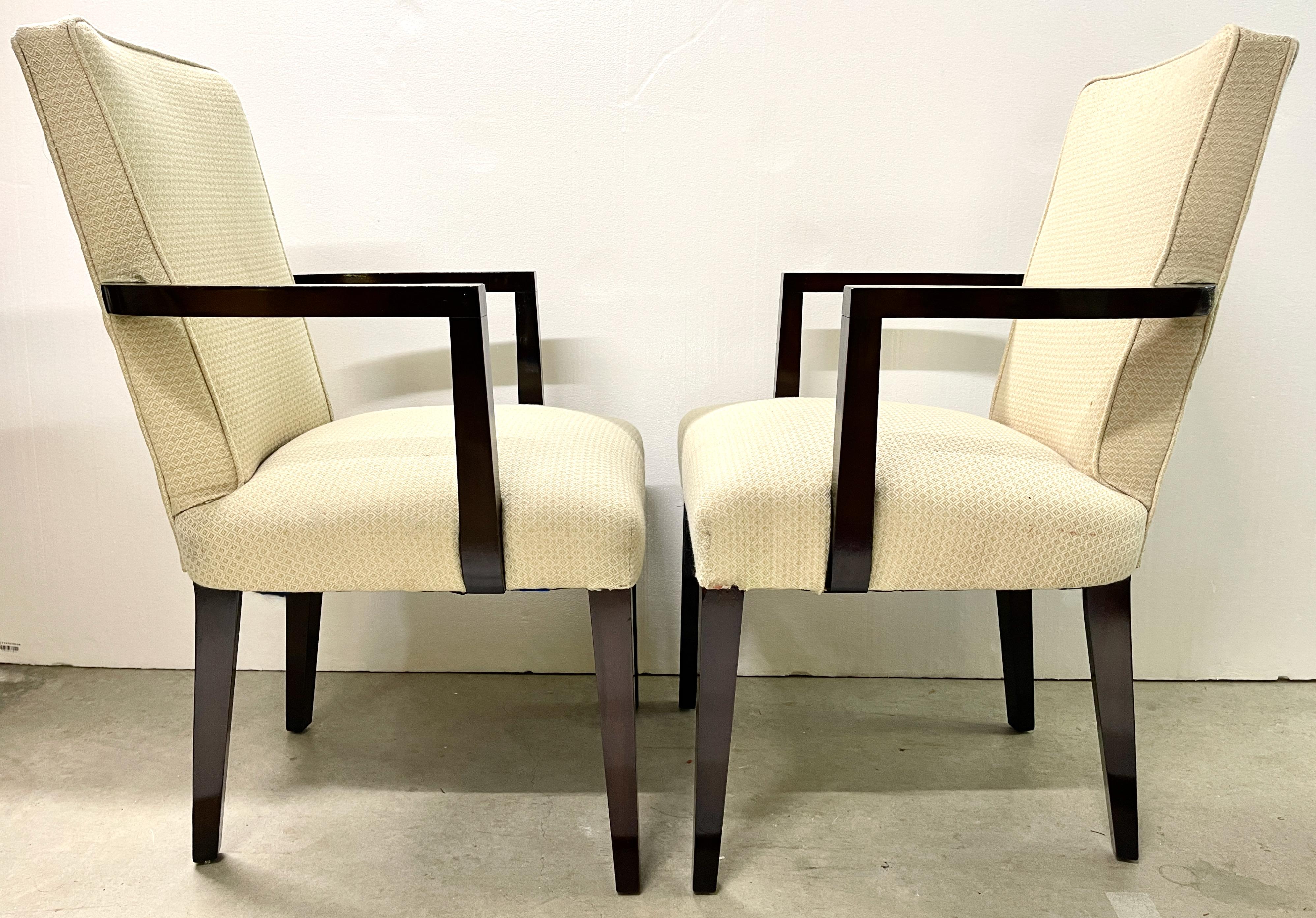 Mid-20th Century 10 Archibald Taylor Art Deco Dining Chairs For Sale