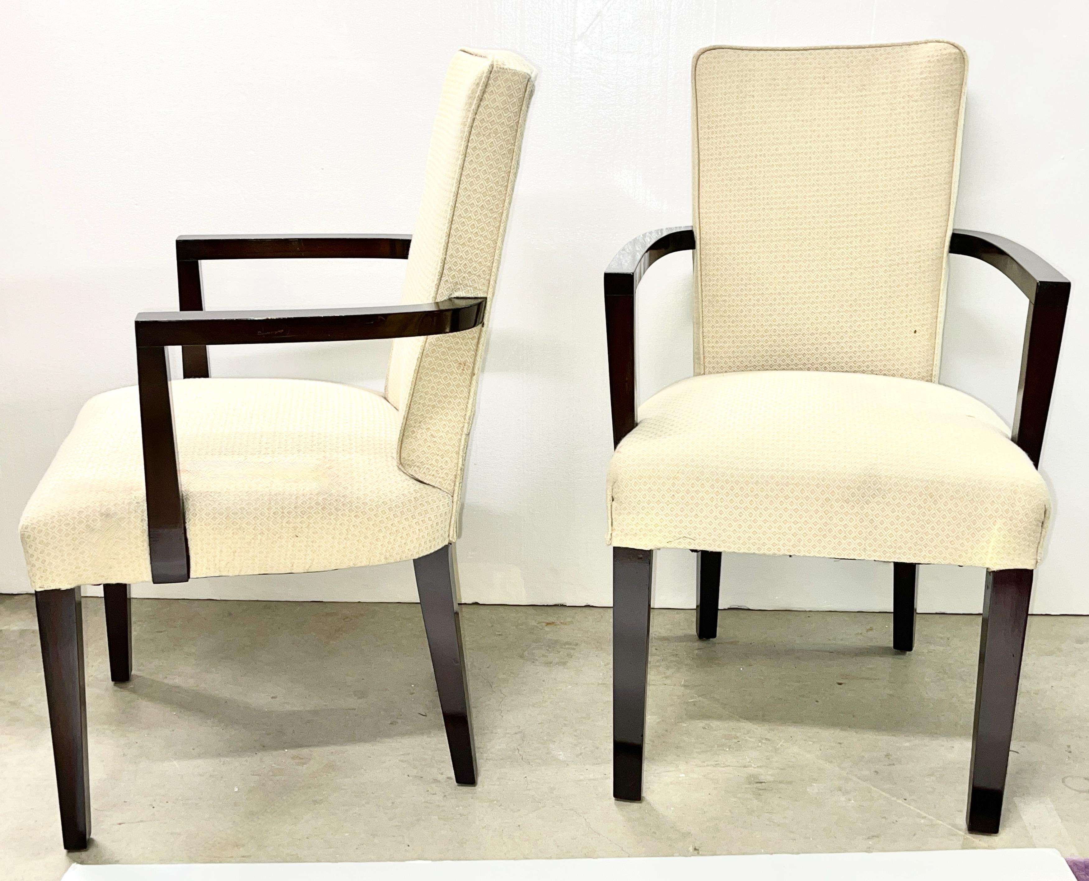 10 Archibald Taylor Art Deco Dining Chairs For Sale 1