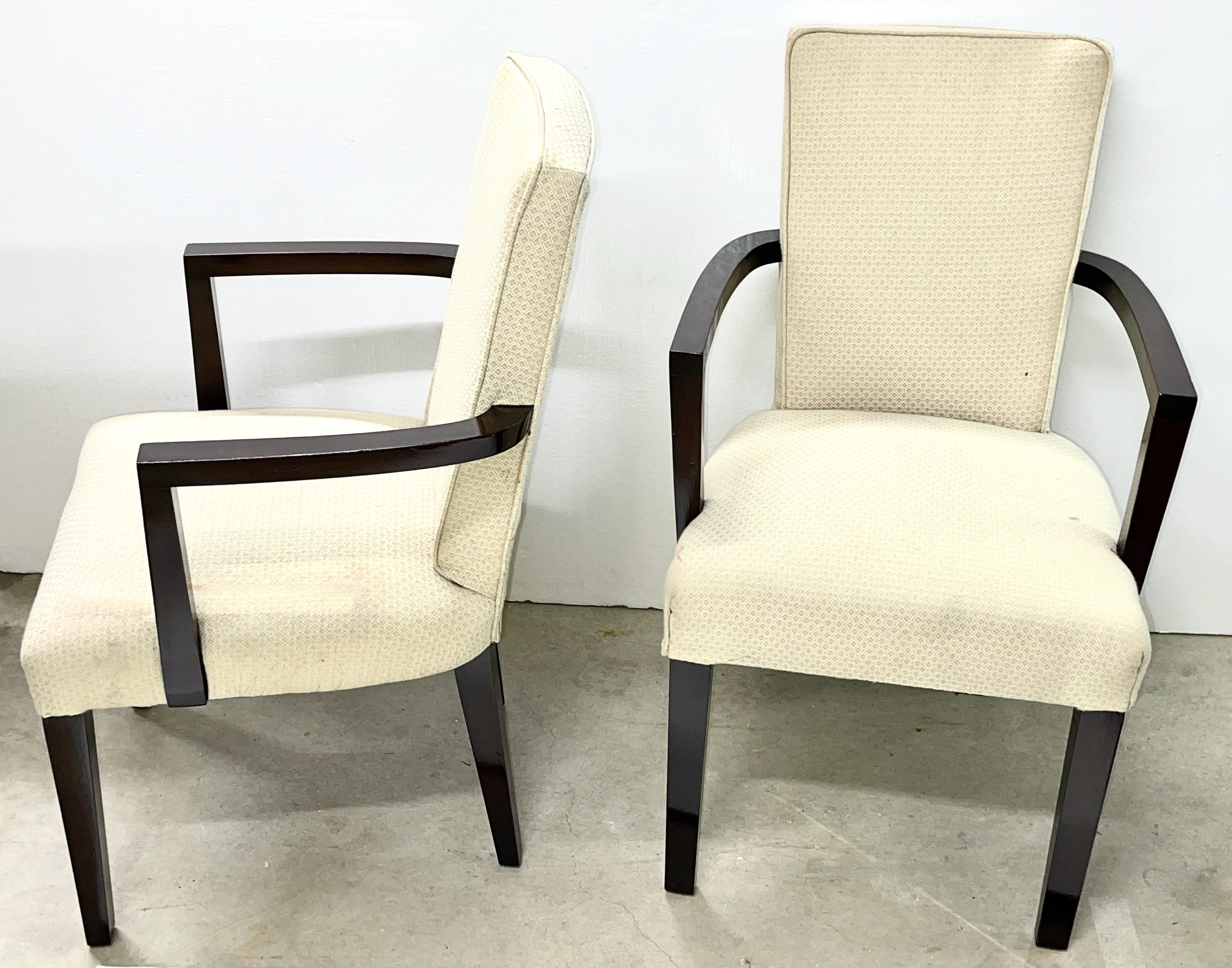 10 Archibald Taylor Art Deco Dining Chairs For Sale 2