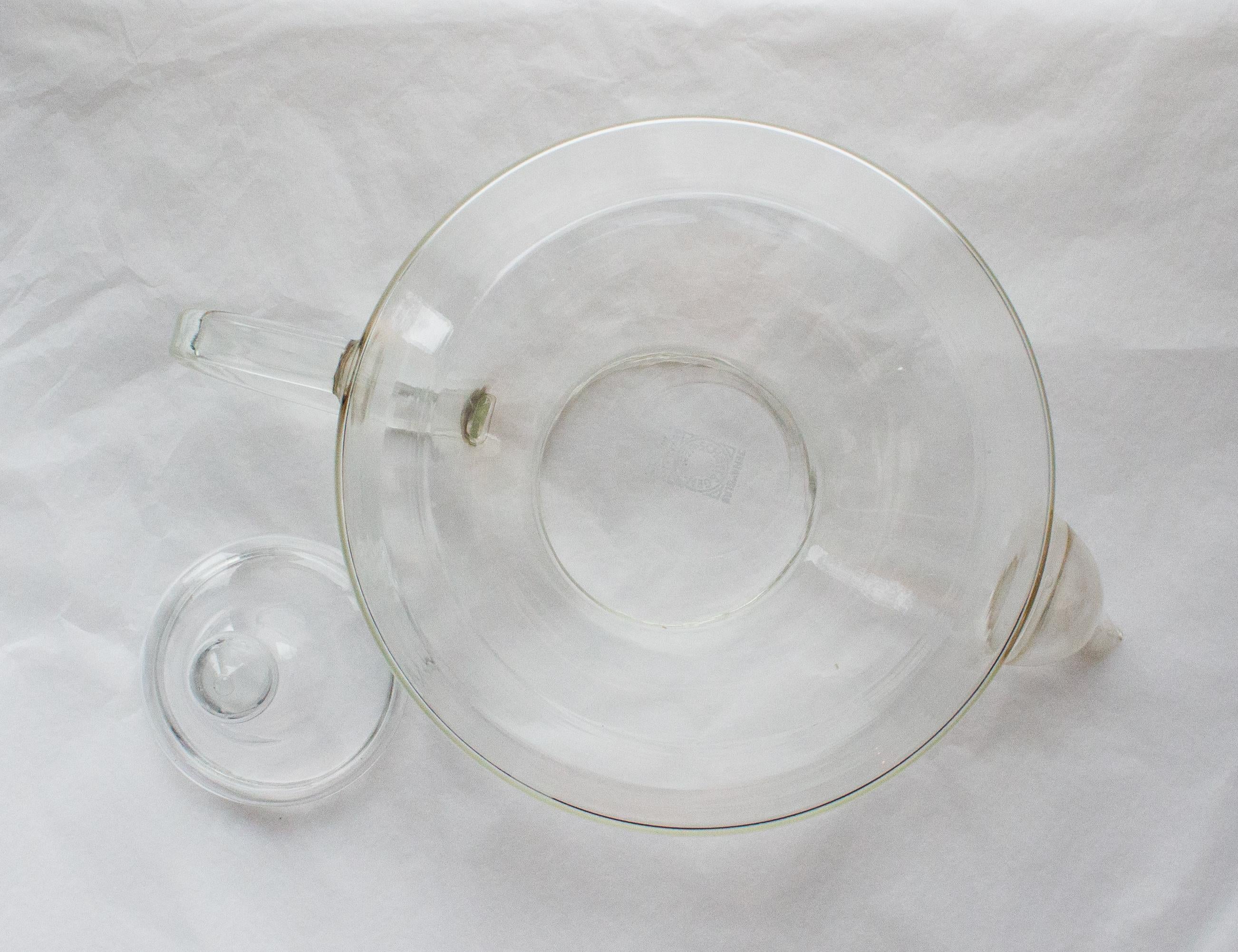 10 tasses à thé et théière Bauhaus « Teho » de William Wagenfeld pour Jenaer, vers 1931 en vente 2
