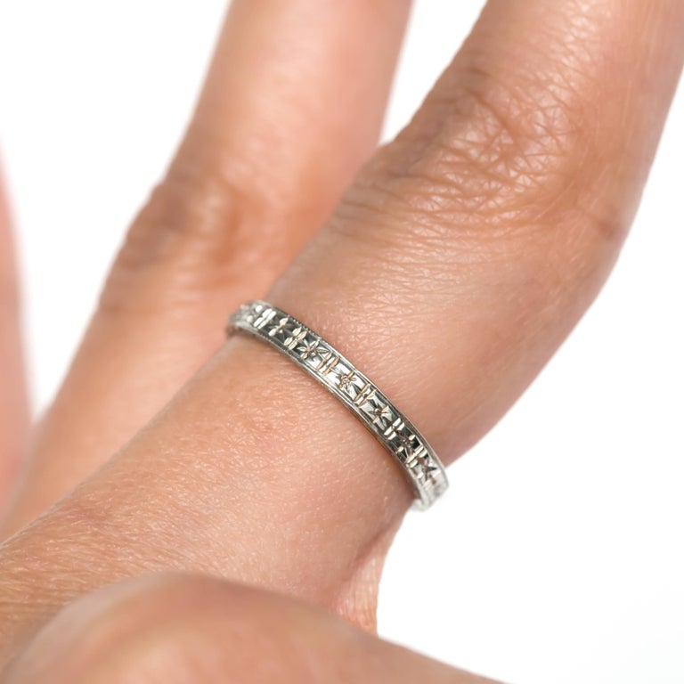 1930s Art Deco .10 Carat, Total Weight 14K White Gold ... (768 x 768 Pixel)