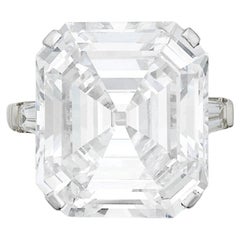 10 Carat Assher Cut Statement Brilliant White / J color VS 14K  Diamond Ring