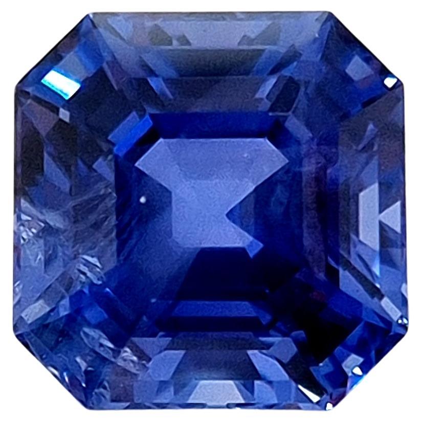 10 carat Blue Sapphire & Diamond Ring