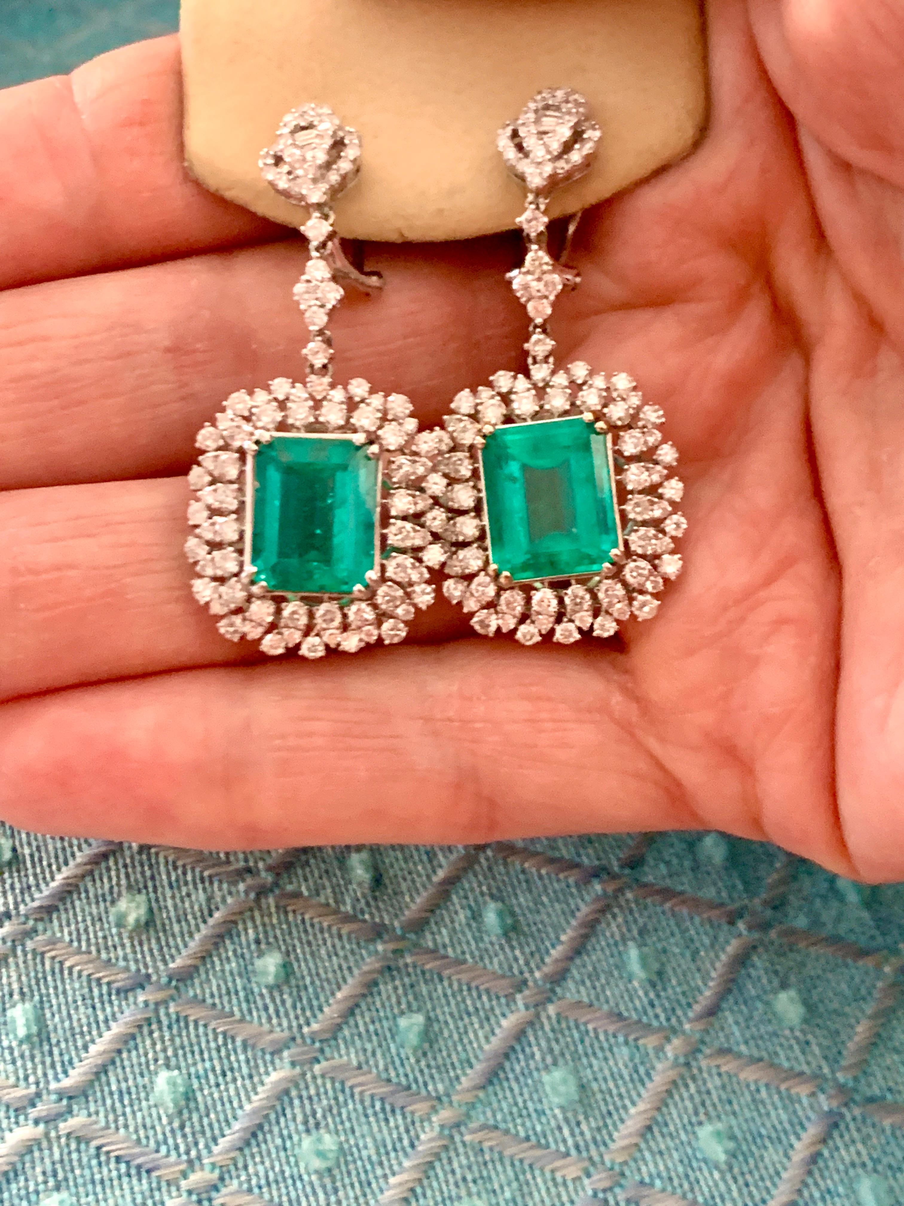 emerald earrings ro