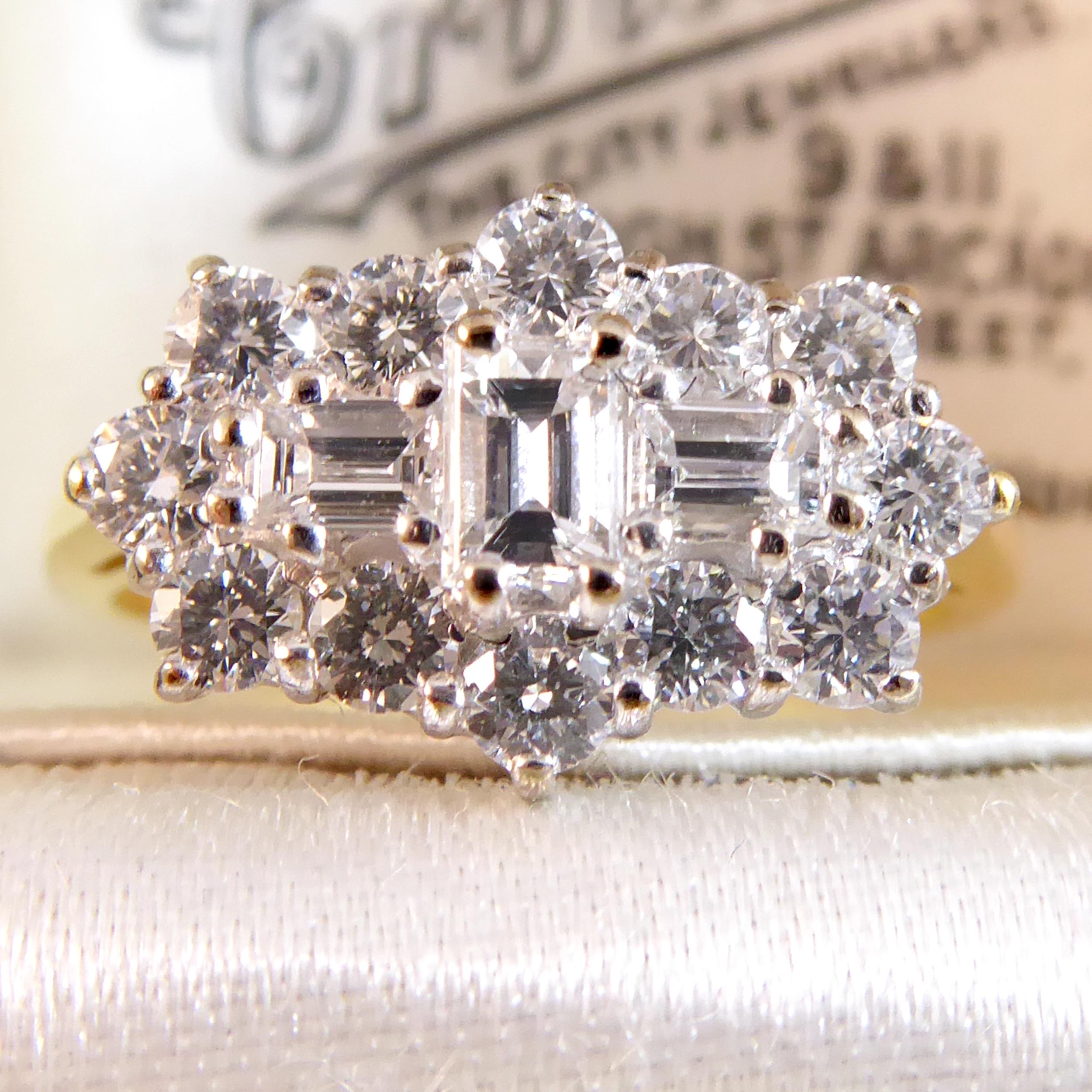 boat cluster ring