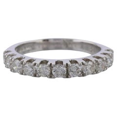 1.0 Karat Diamant-Halber Eternity-Ring
