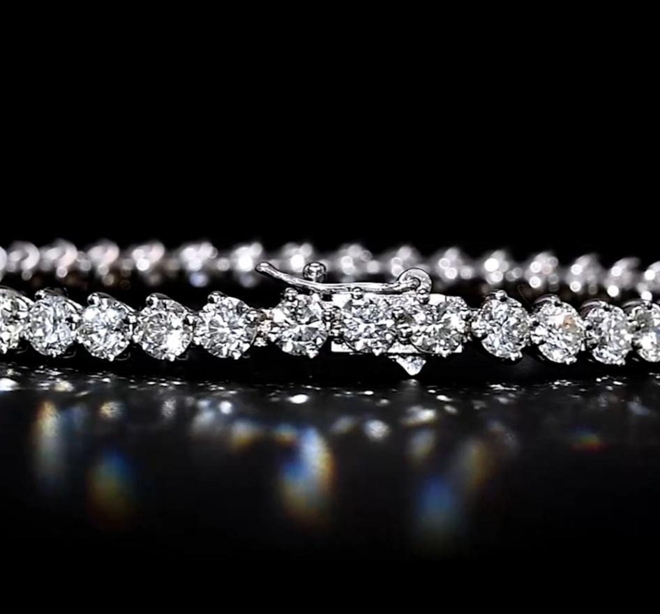 10 ct diamond tennis bracelet