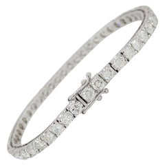 10  Bracelet tennis avec diamants de carats 