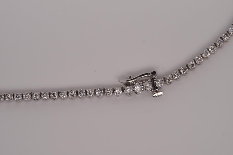 10 Carat Diamond Tennis Necklace at 1stDibs | 10 carat tennis necklace ...