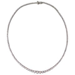 10 Carat Diamond Tennis Necklace