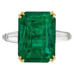 10 Carat Emerald-cut Statement 14K White Gold Collector’s Grade Grandeur