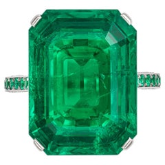 10 Carat Emerald-cut Statement 14K White Gold Unparalleled Brilliance