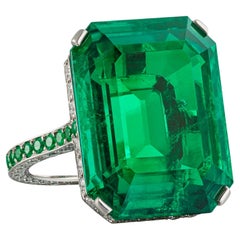 10 Carat Emerald-cut Statement 14K White Gold Unparalleled Brilliance
