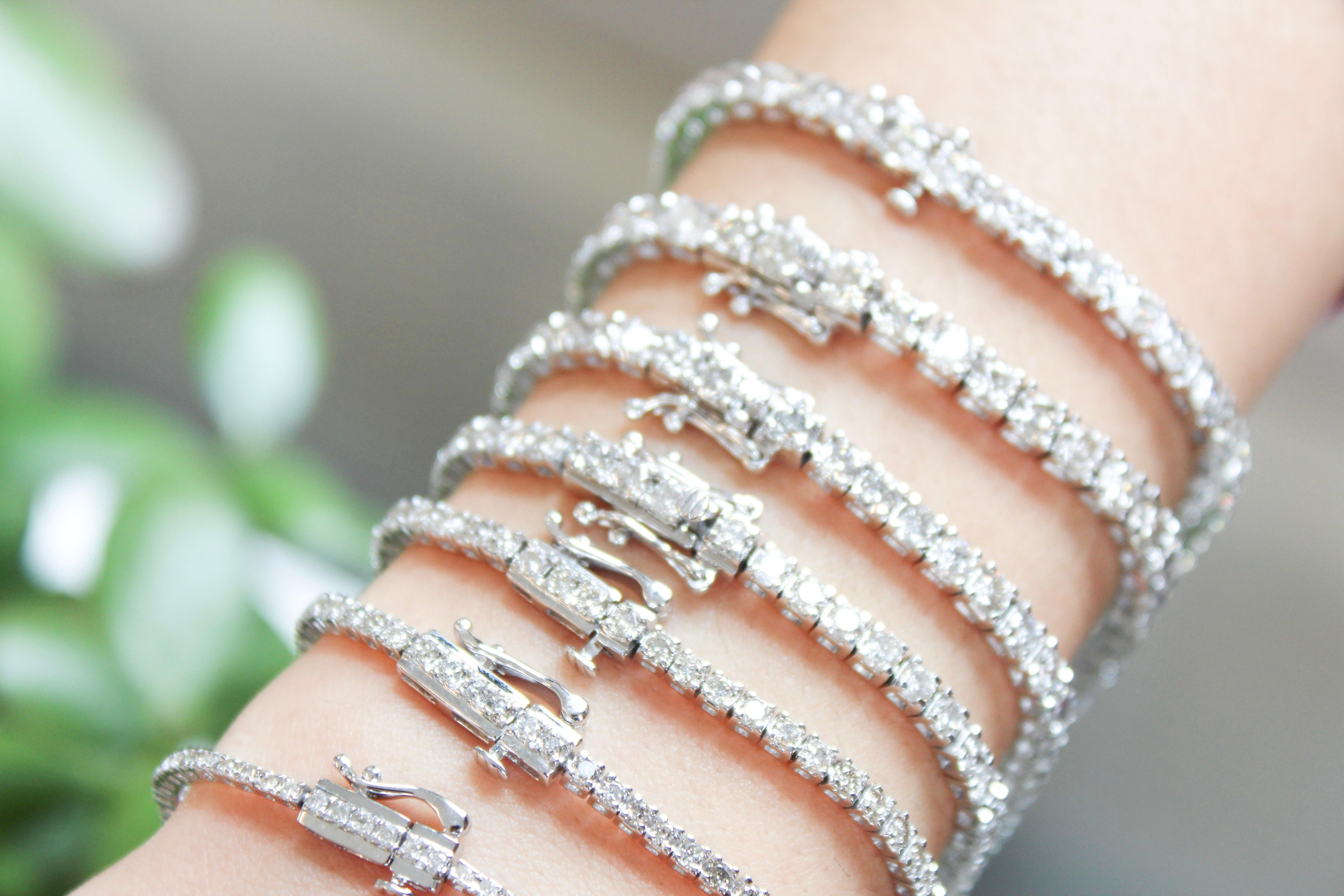10 carat diamond bracelet