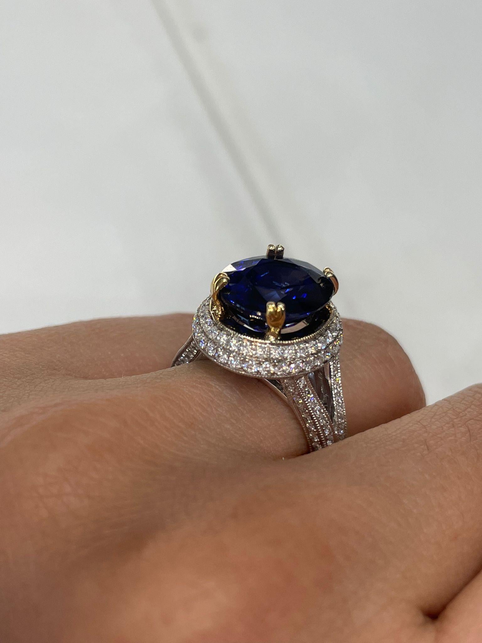 10 carat blue sapphire