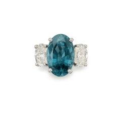 10 Carat Oval Statement Mixed / Other 14K White Gold High Jewellery Supremacy