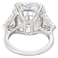 10 Carat Radiant Statement Brilliant White / D color VVS Diamond Ring