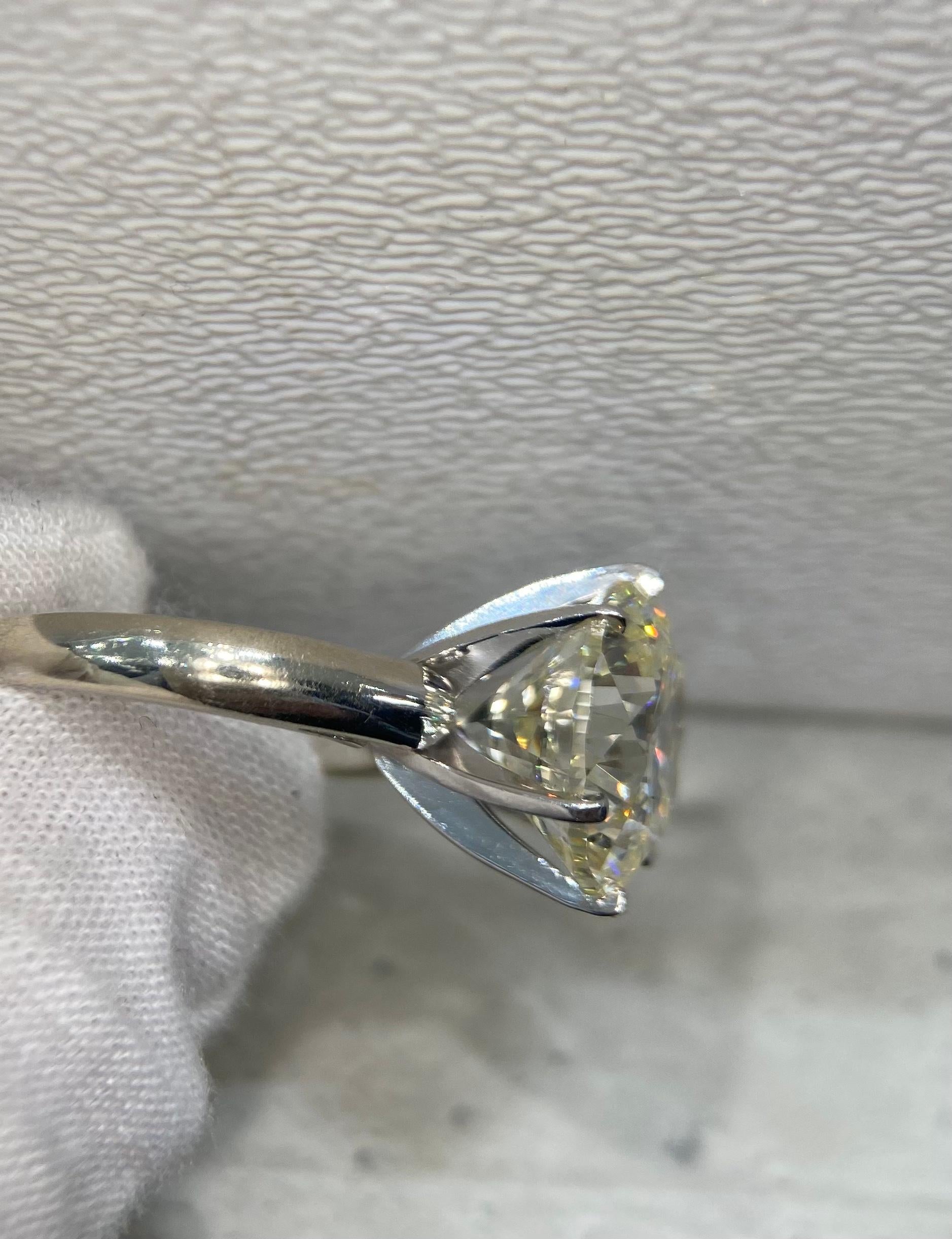 10 Karat Rundschliff-Diamant-Verlobungsring zertifiziert I VS2 im Angebot 7