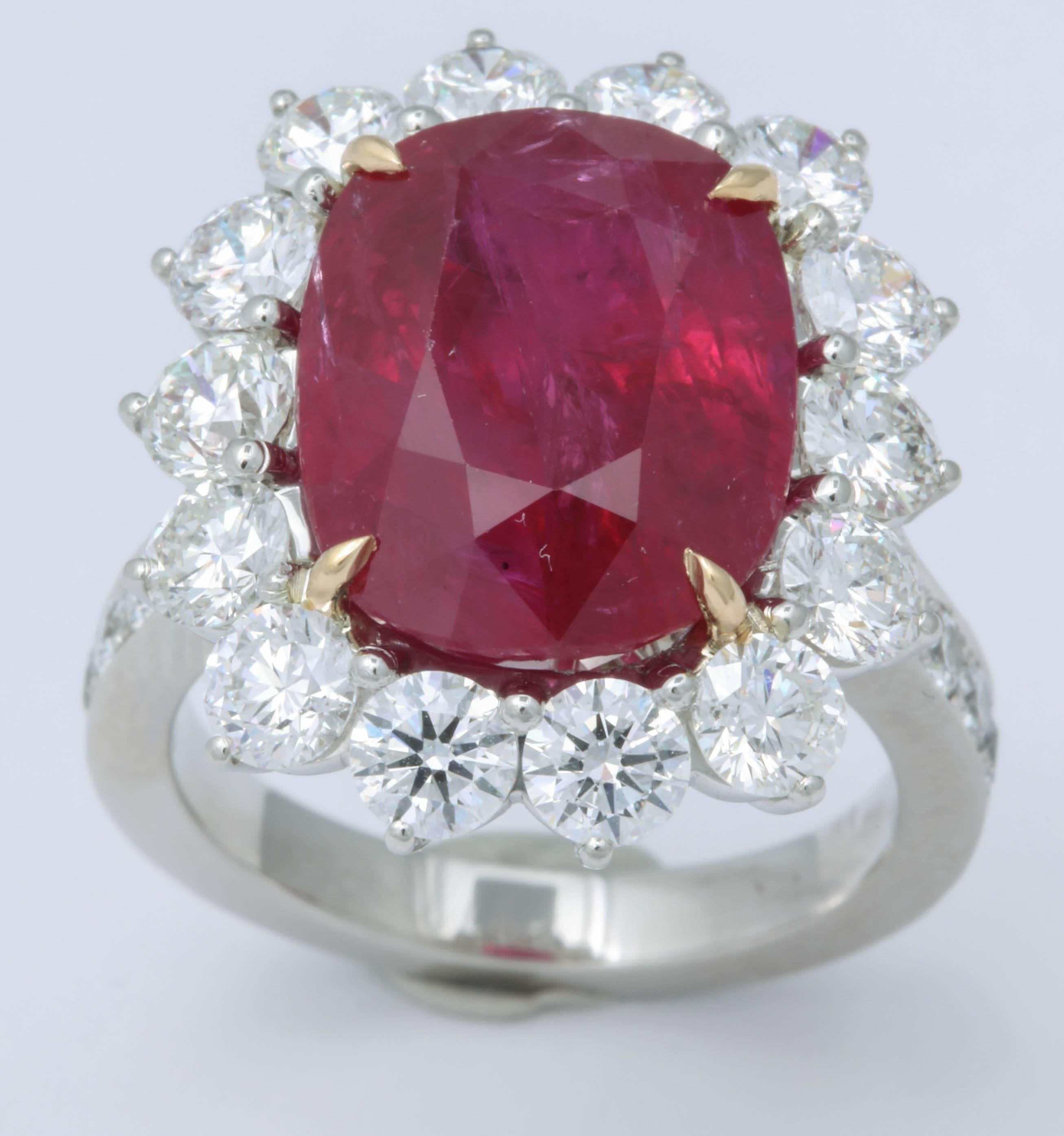10 carat ruby ring