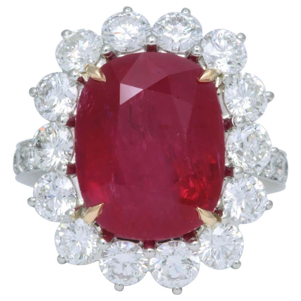Antique Ruby Cocktail Rings - 3,592 For Sale at 1stDibs | large ruby ...