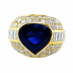 10 Carat Sapphire Bulgari Ring