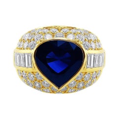 10 Carat Sapphire Bulgari Ring