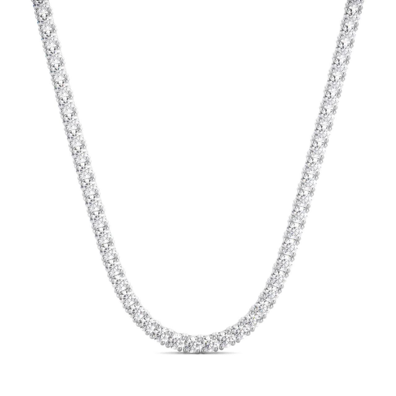 10 carat tennis necklace