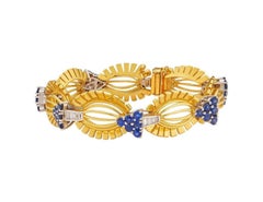 10 Carat Tiffany & Co. Sapphire and Diamond Bracelet
