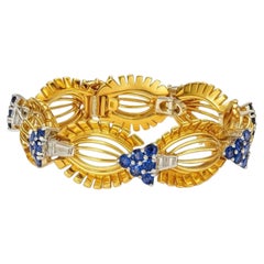 10 Carat Tiffany & Co. Sapphire and Diamond Bracelet