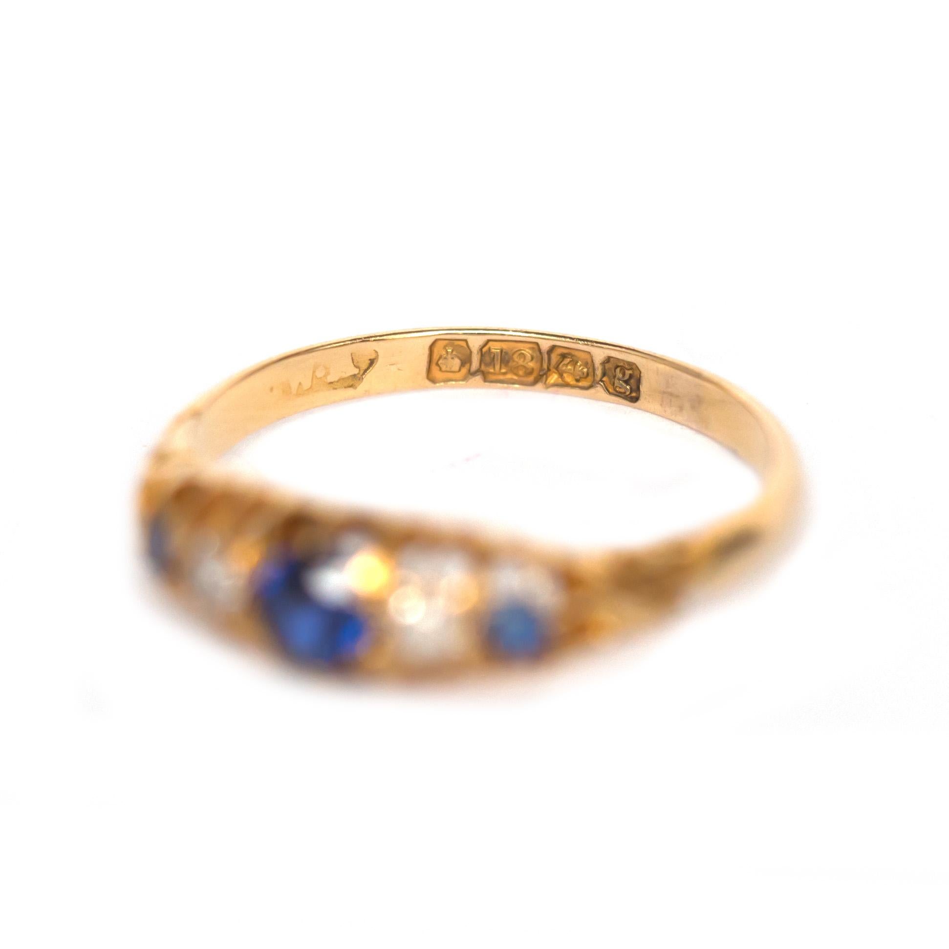 .10 Carat Total Weight Diamond Yellow Gold Engagement Ring 1