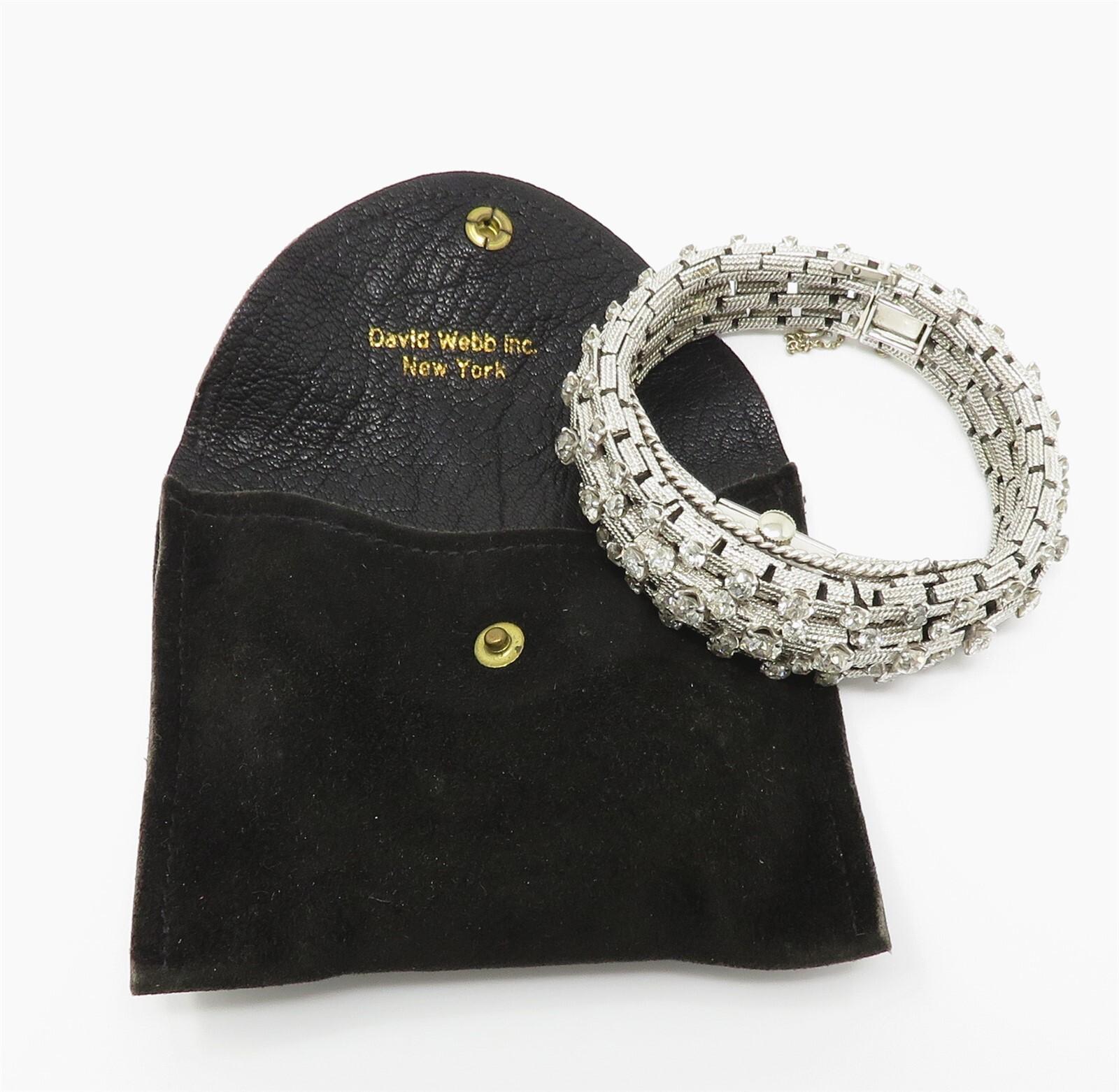 Vintage David Webb Diamond Bracelet
A striking original piece by David Webb, this vintage bracelet showcases 87 natural old-cut diamonds, meticulously set to highlight their brilliance and character. The diamonds weigh an estimated 10 carats total,
