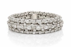 10 Carat Vintage David Webb Diamond Bracelet