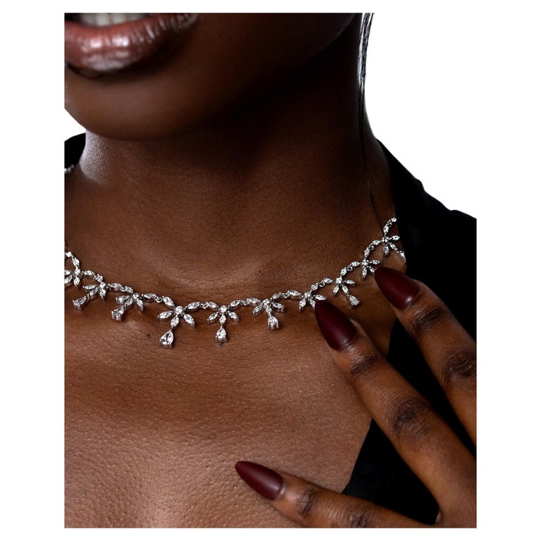 One of a Kind 10 Carat VVS Diamond Necklace at 1stDibs | vvs diamonds  necklace, vvs diamond choker, custom vvs diamond pendant