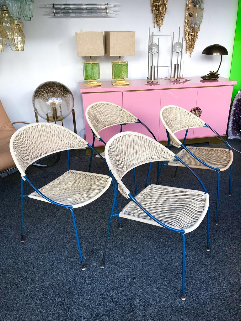 4 Chairs Model DU41 by Gastone Rinaldi for RIMA, Italy, 1956 For Sale 3