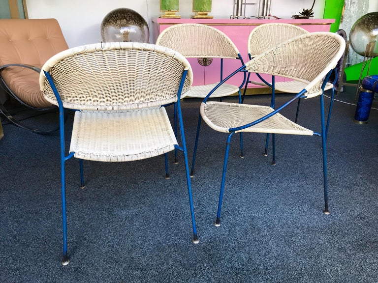 Mid-20th Century 4 Chairs Model DU41 by Gastone Rinaldi for RIMA, Italy, 1956 For Sale