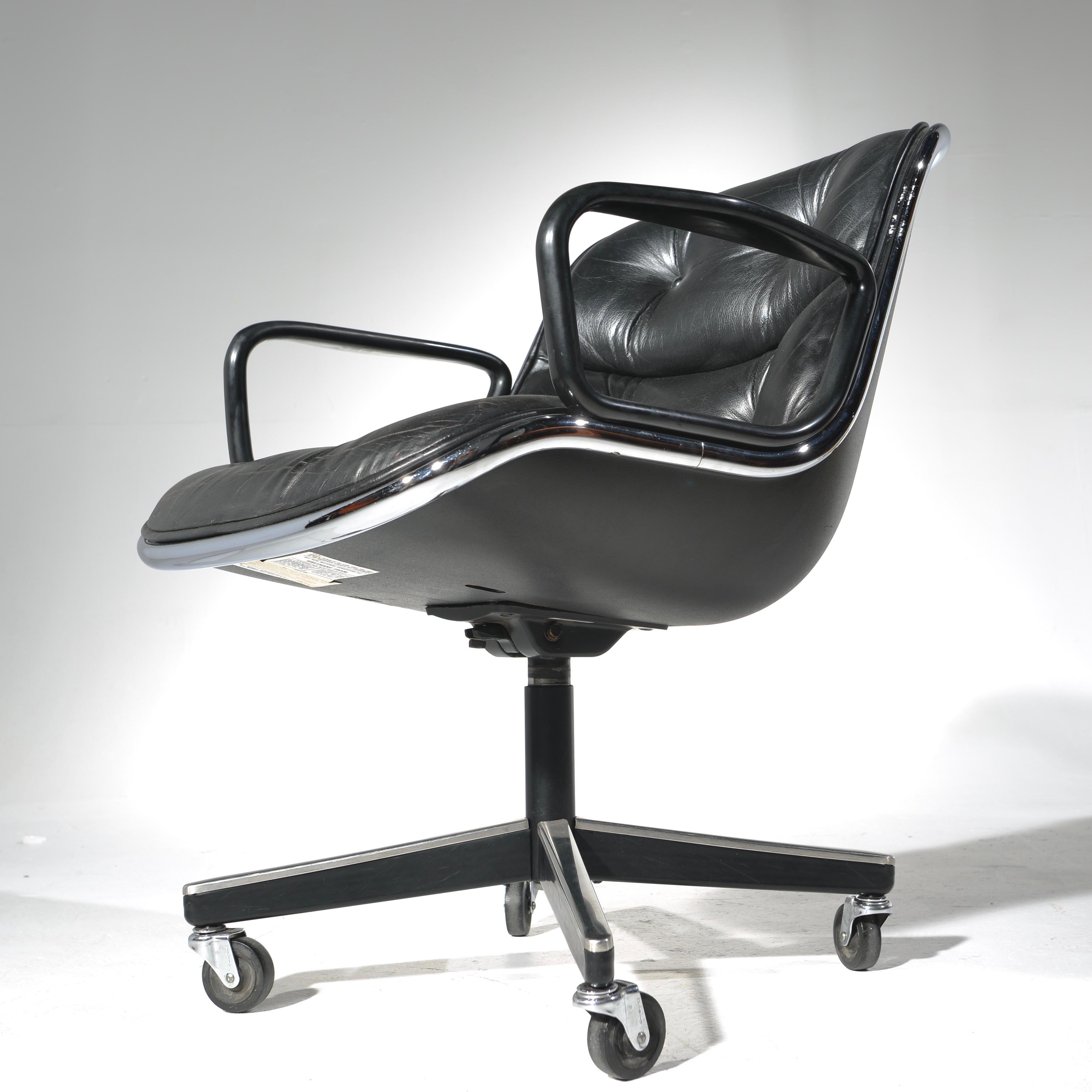 Milieu du XXe siècle 10 chaises de bureau Charles Pollock pour Knoll en vente