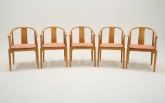 10 China Dining Chairs by Hans Wagner. 1982 Production. Hardly Used. Signed.