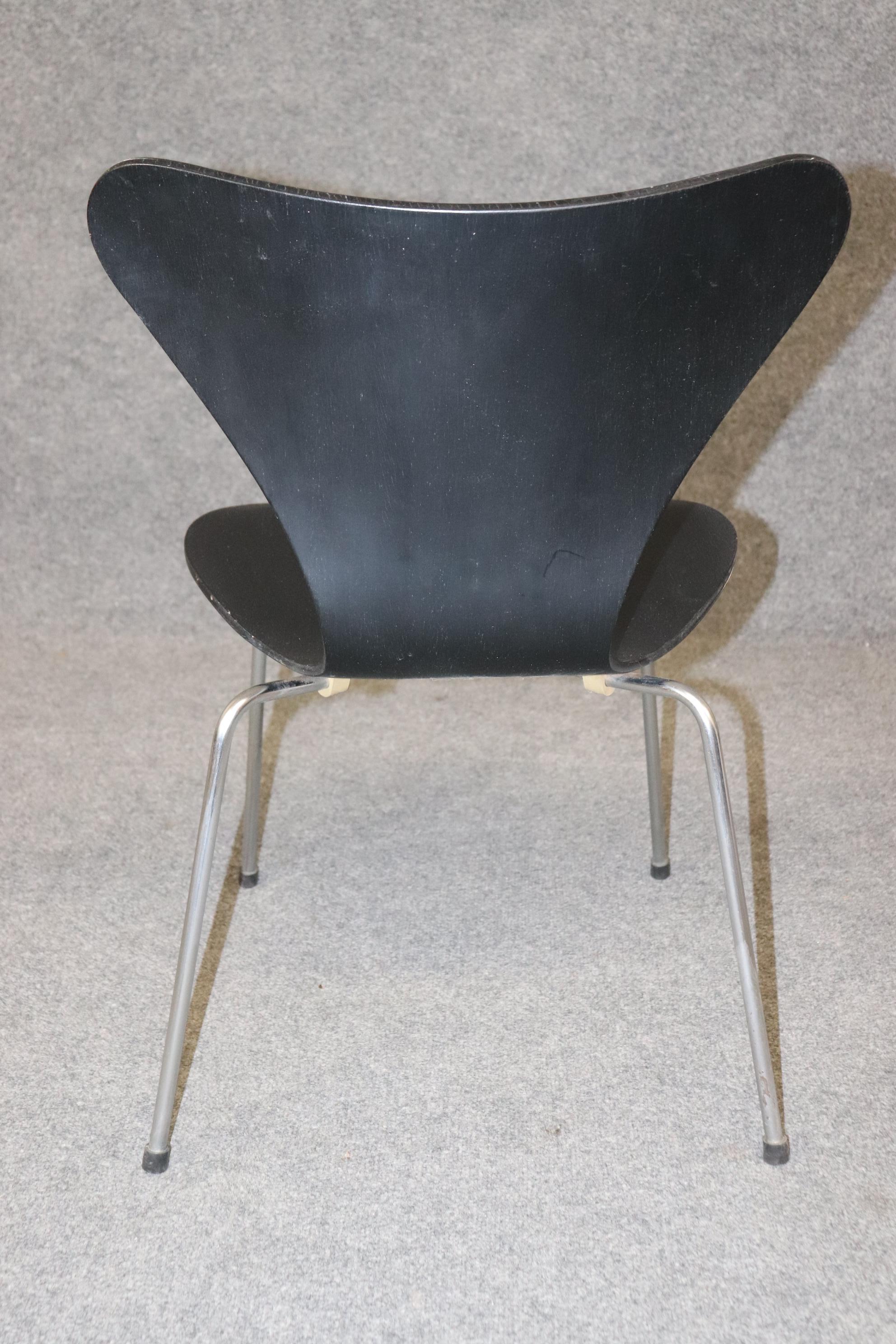 10 Danish Mid-Century Modern Arne Jacobsen for Fritz Hansen Series 7 Chairs 1