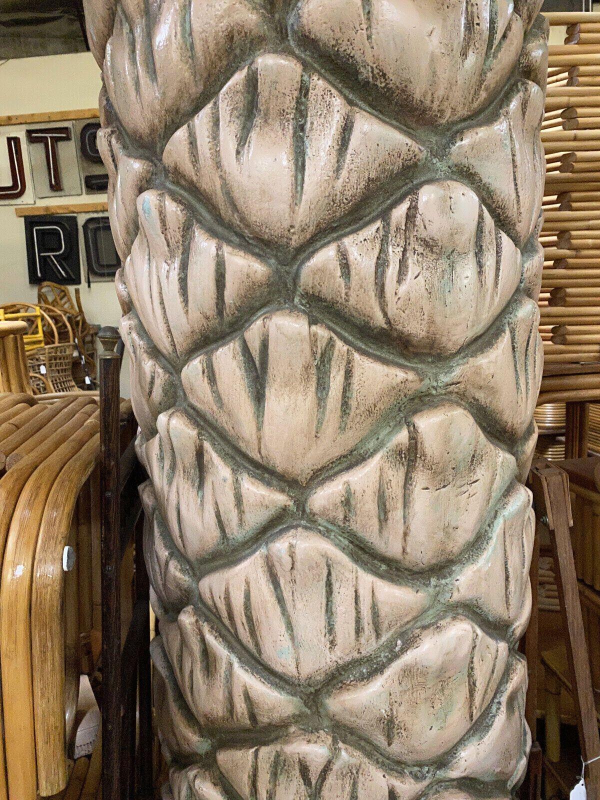 Fiberglass Art Deco Grand Palm Tree Column For Sale 1