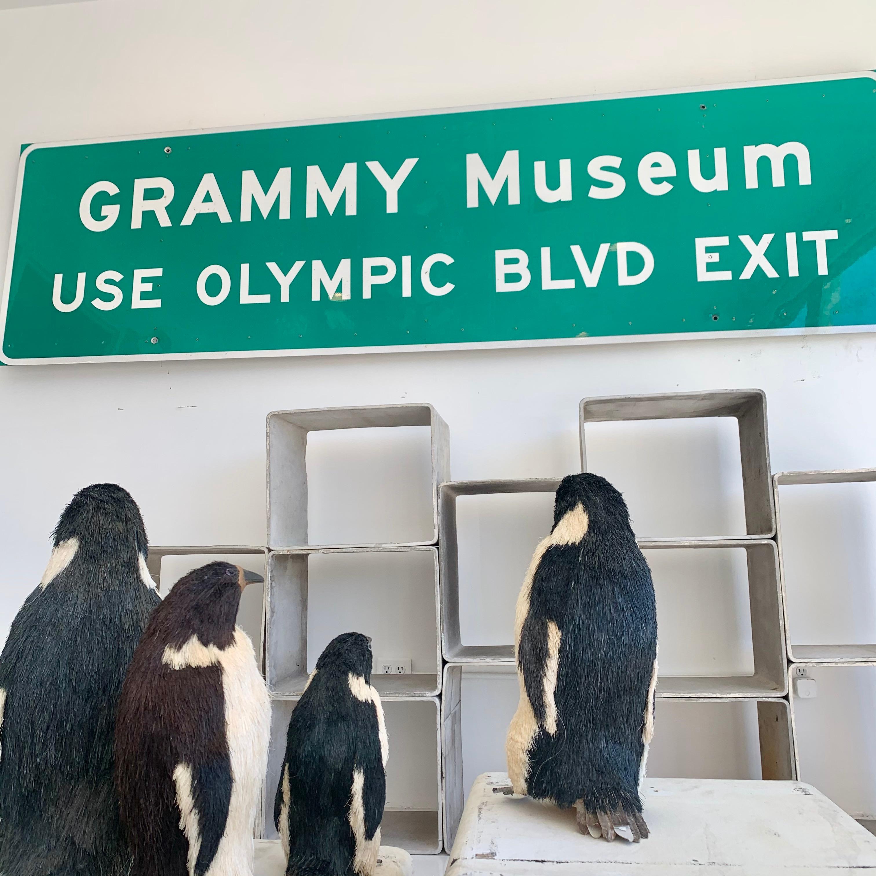 Contemporary Grammy Museum Los Angeles Freeway Sign For Sale